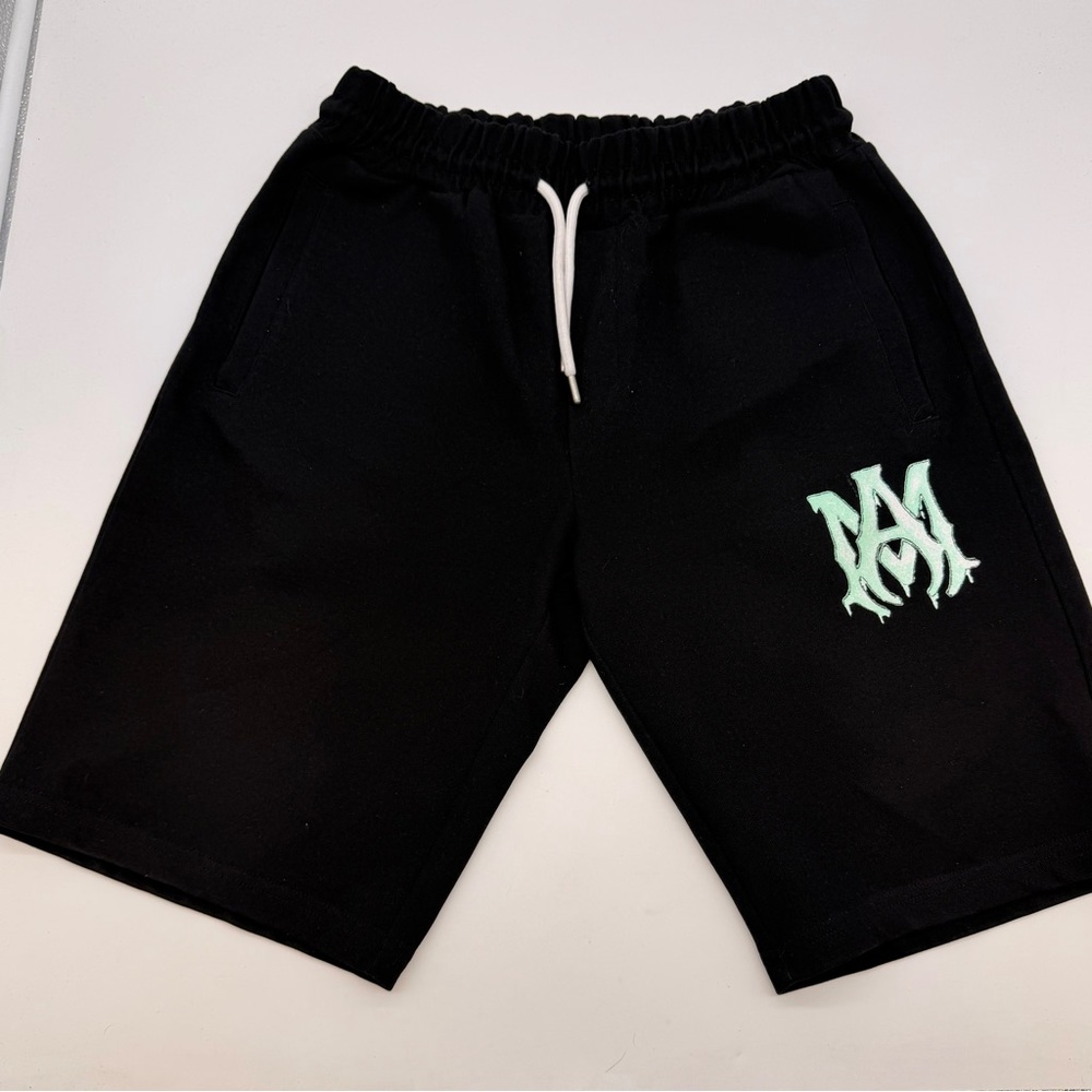AMIRI Black Athletic Shorts with Logo